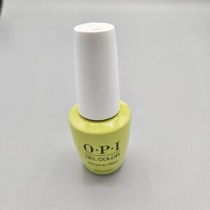 OPI GelColor Stay Out All Bright GCP008 Gel Polish 15mL 0.5oz Yellow Green